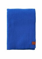 Mono blue, wool throw