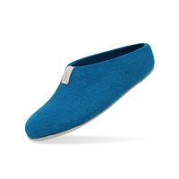 Mel  Azur Blue, wool slipper 