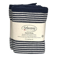 Navy stripes, set of 2 dishcloths