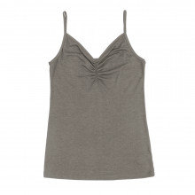 Sara, wool/silk singlet, sesame