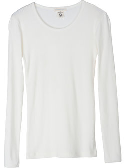Serendipity t-shirt pointelle offwhite