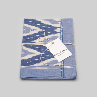 Anize theedoek handgeweven ikat