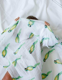 Malabar Baby swaddle Papegaai