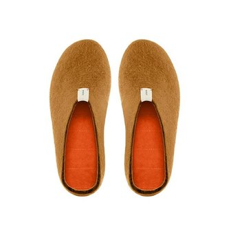 Mel Mocca, wool slippar