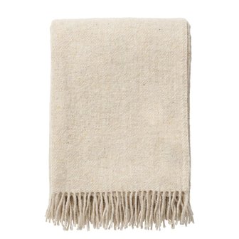 Earth cr&eacute;me, wool throw