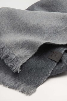 Bufandy alpaca shawl Gloomy Grey