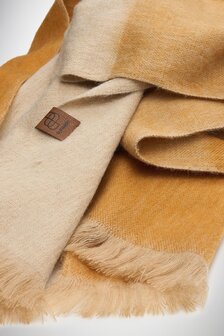 Bufandy brushed ombre desert gold