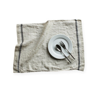 Duo natural, linen placemat