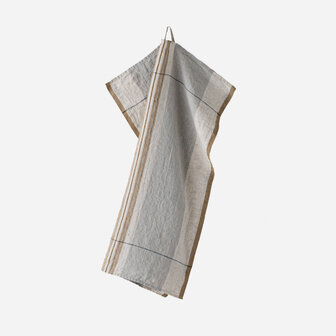 Atre brown, linen kitchen towel