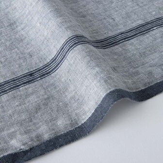 Briare blue, linen kitchen towel