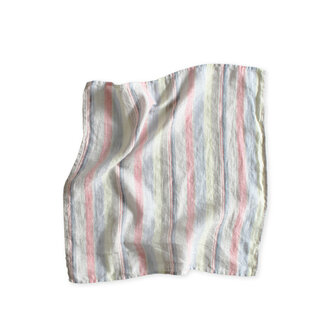 Reve pink, linen handkerchief