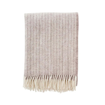 Otis beige melange, wool throw