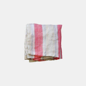 Serres roze, linnen zakdoek