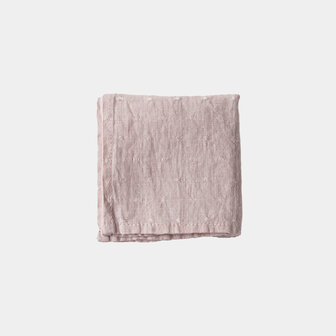 P&eacute;pin pink, linen handkerchief