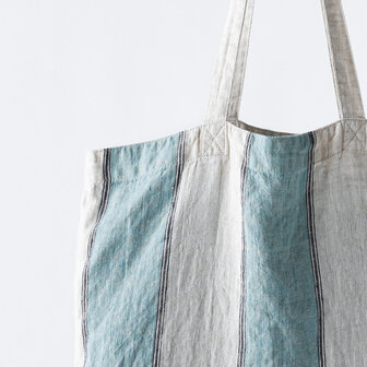 Ecluse blauw, linnen tas