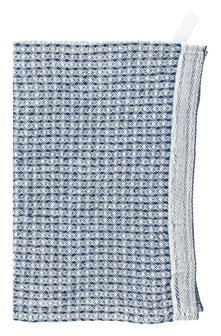 Maija white-blueberry, linen-tencel dishcloth