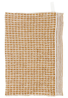 Maija white-kaneel, linen-tencel dishcloth