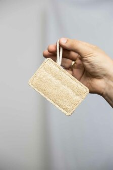 Loofa pad, rectangular