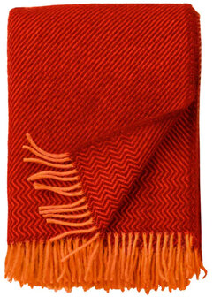 Bazaar ruby/orange, wollen plaid