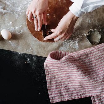 rood naturel kitchentowel