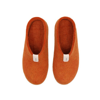 Mel Rust, wollen pantoffel