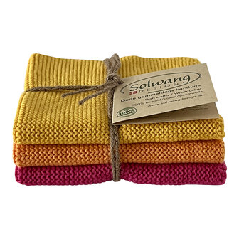 Caribi&euml;n combi, set van 3 vaatdoekjes