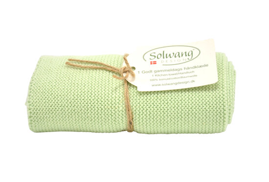 Handdoekje pastelgroen