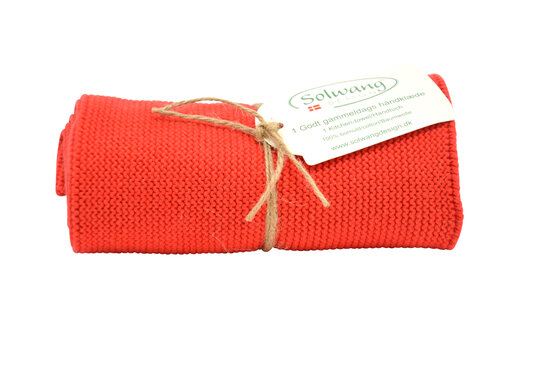 Handdoekje helderrood