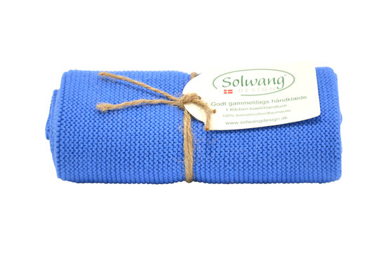 Handdoekje helderblauw