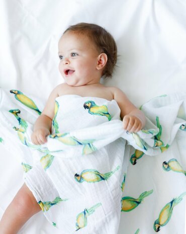 Malabar Baby swaddle set Tropical paradise