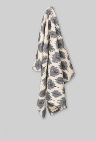 Anize tea towel handwoven ikat