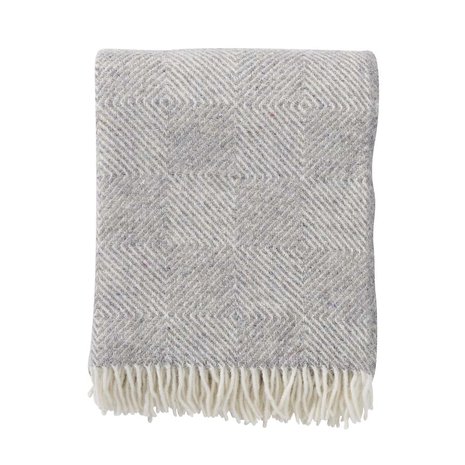 Gooseye Grey, wool throw