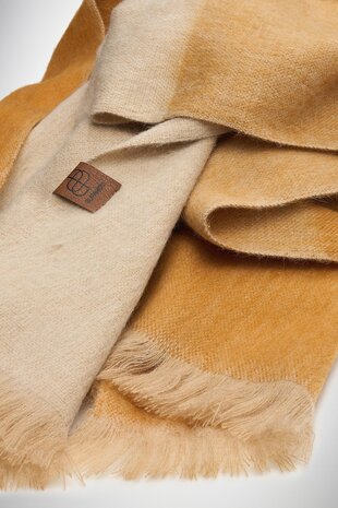 Bufandy brushed ombre desert gold