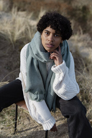 MIsty Sage,  alpaca sjaal