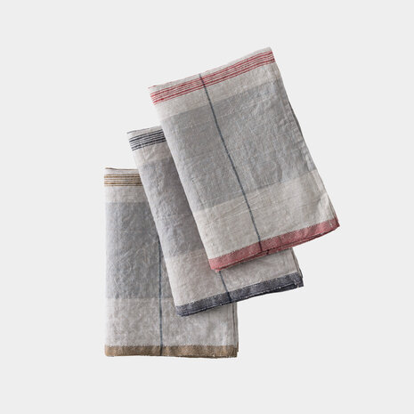 Atre brown, linen kitchen towel