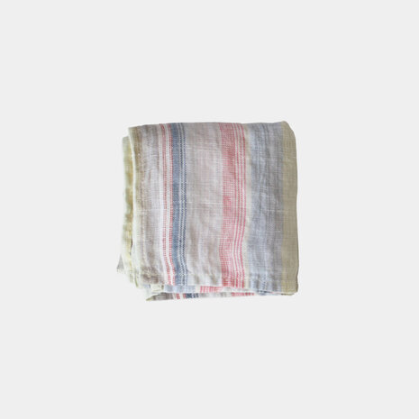 Reve pink, linen handkerchief