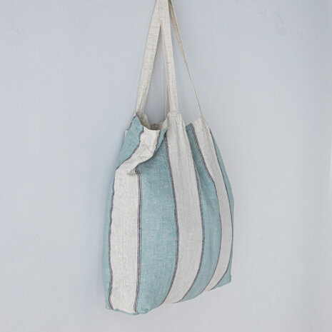 Ecluse blauw, linnen tas