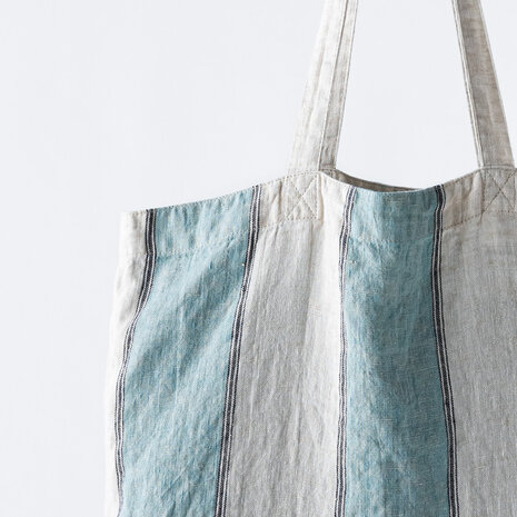 Ecluse blauw, linnen tas