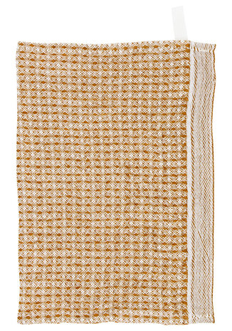 Maija white-kaneel, linen-tencel dishcloth