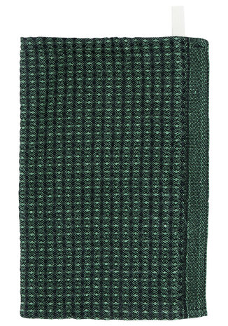 Maija zwart-aspen groen linnen-tencel vaatdoekje