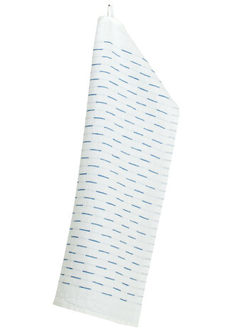 Paussi white-rainy blue, linen bathtowel