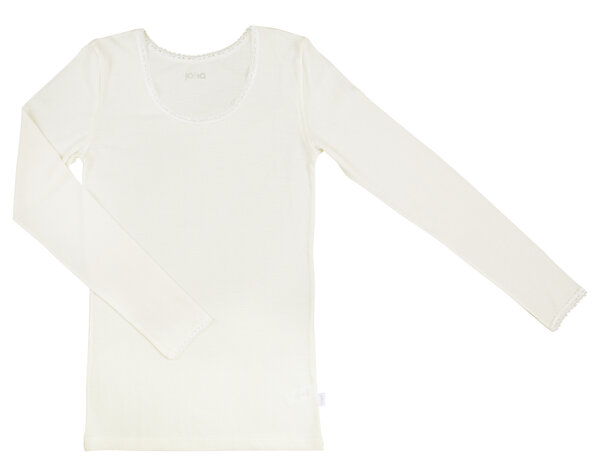Filippa, wol/zijde shirt lange mouw