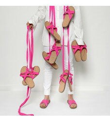 Shangies slippers dames pink posh