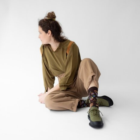 Sokken Semis Marron-Foncé