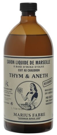 Marius Fabre vloeibare zeep Thyme et Aneth, 1 liter