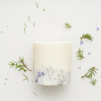 Geurkaars sojawas Juniper & Limonium