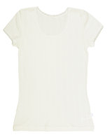 Filippa, wol/zijde t-shirt korte mouw