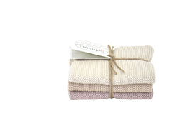 Sand combi, set of 3 dishcloths