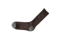 Recycled cotton socks brown