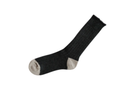 Recycled cotton socks charcoal